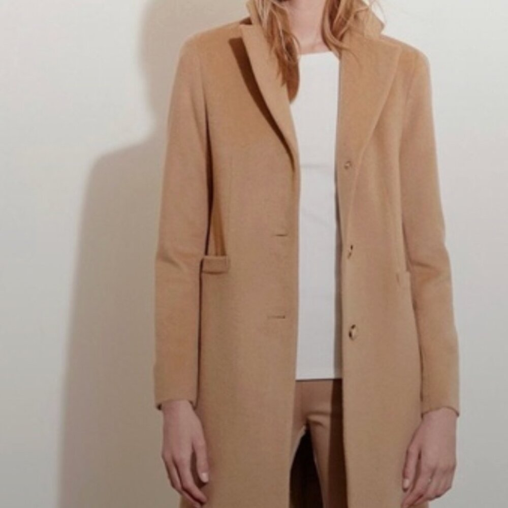 Ralph Lauren Wool Blend Reefer Coat